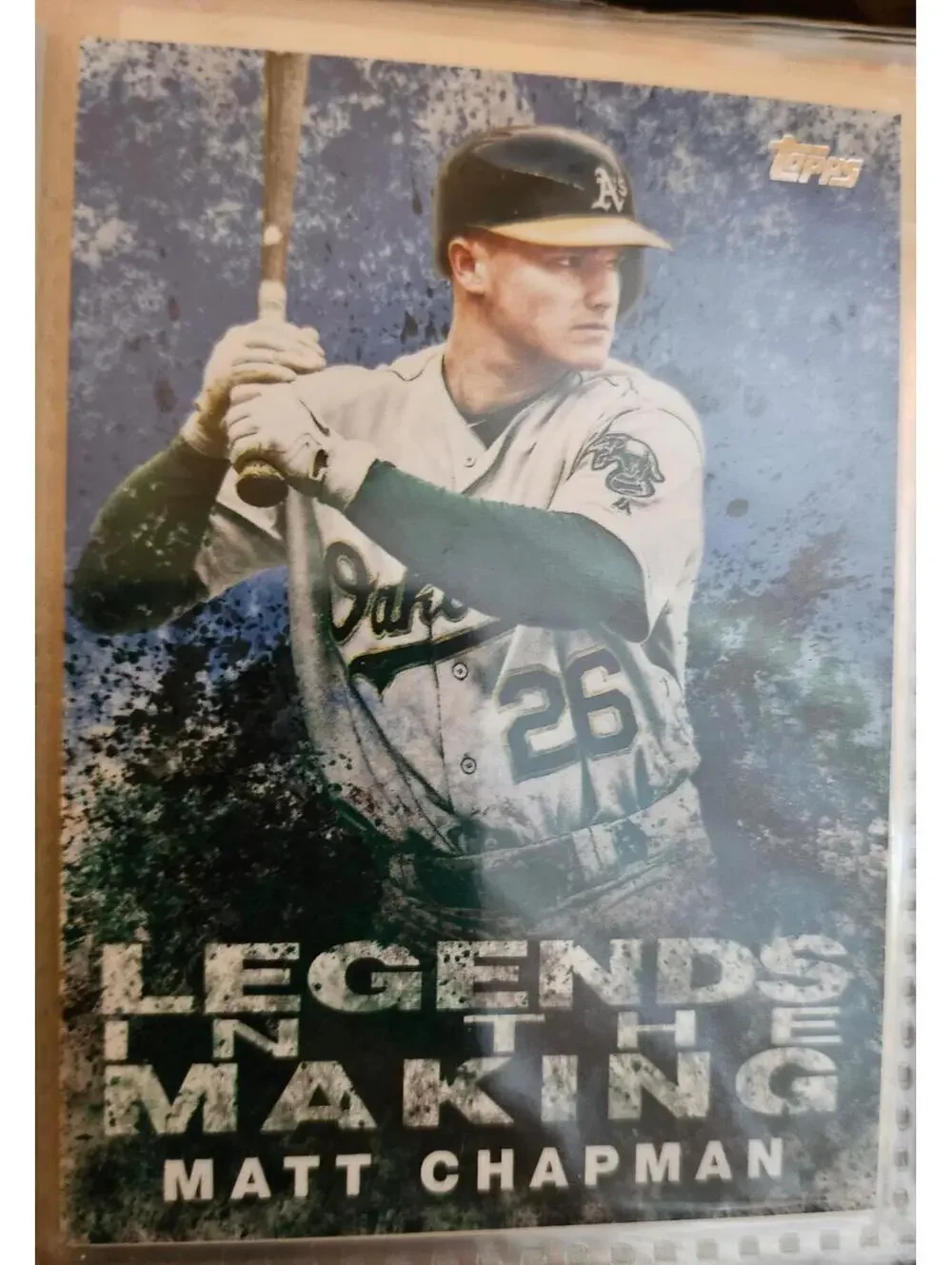 2018 Topps Update Legends In The Making Matt Chapman #LITM-6 BLUE Athletics